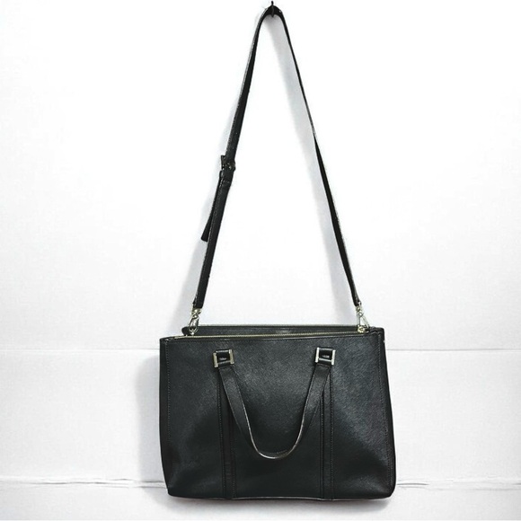 🌻Kate Spade Black Leather Newbury Lane Loden Purse Shoulder Bag Crossbody main image 2